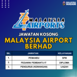 Jawatan Kosong Malaysia Airport